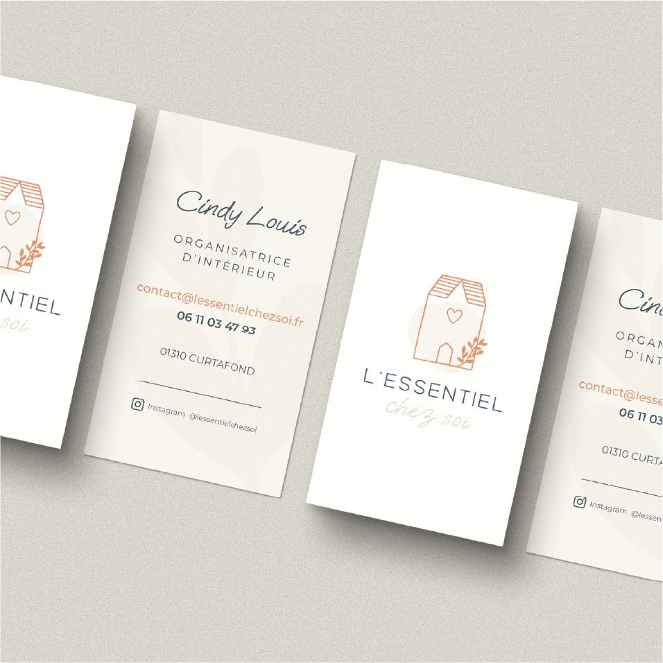 cartes de visite de chez L'essentiel chez soi